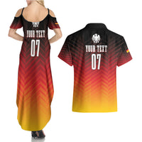 Germany Football Couples Matching Summer Maxi Dress and Hawaiian Shirt Nationalelf Dynamic LT7 - Wonder Print Shop