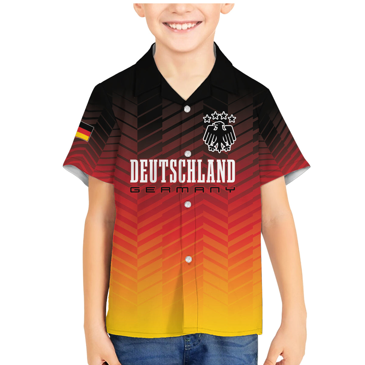 Germany Football Family Matching Mermaid Dress and Hawaiian Shirt Nationalelf Dynamic LT7 - Wonder Print Shop