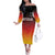 Germany Football Family Matching Off The Shoulder Long Sleeve Dress and Hawaiian Shirt Nationalelf Dynamic - Wonder Print Shop