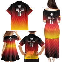 Germany Football Family Matching Puletasi and Hawaiian Shirt Nationalelf Dynamic - Wonder Print Shop