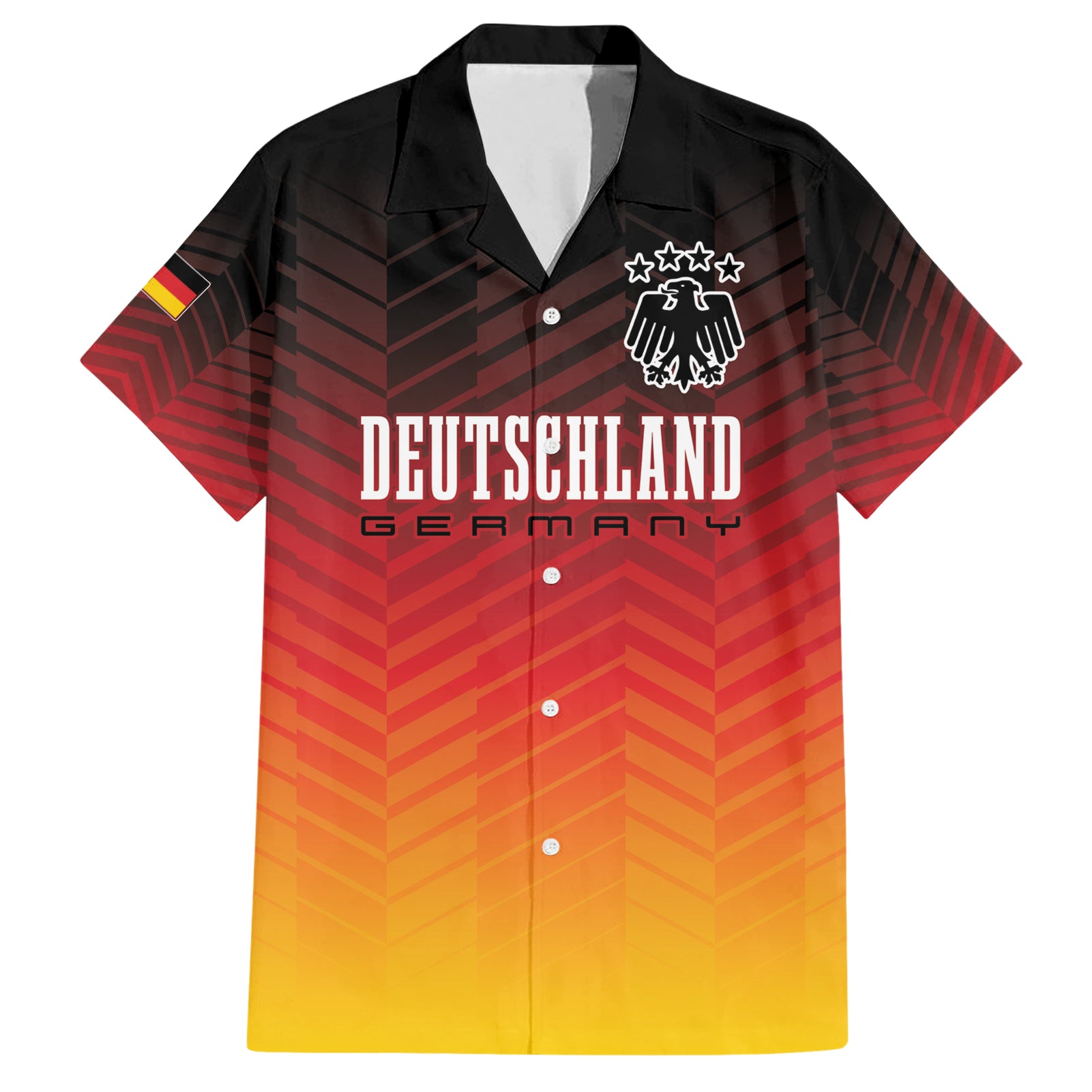 Germany Football Hawaiian Shirt Nationalelf Dynamic - Wonder Print Shop
