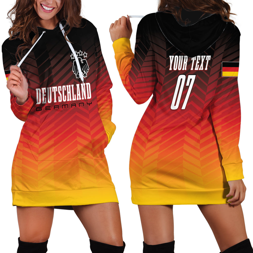 Germany Football Hoodie Dress Nationalelf Dynamic - Wonder Print Shop