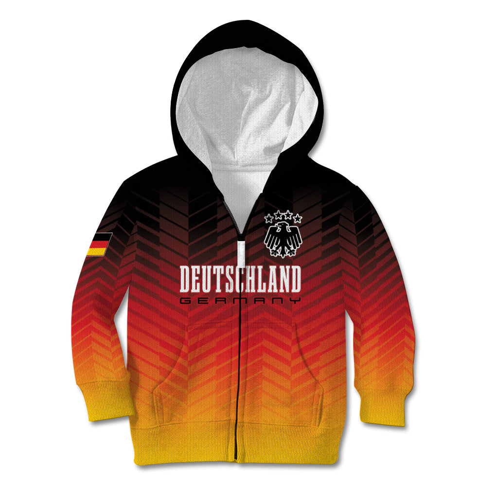 Germany Football Kid Hoodie Nationalelf Dynamic - Wonder Print Shop