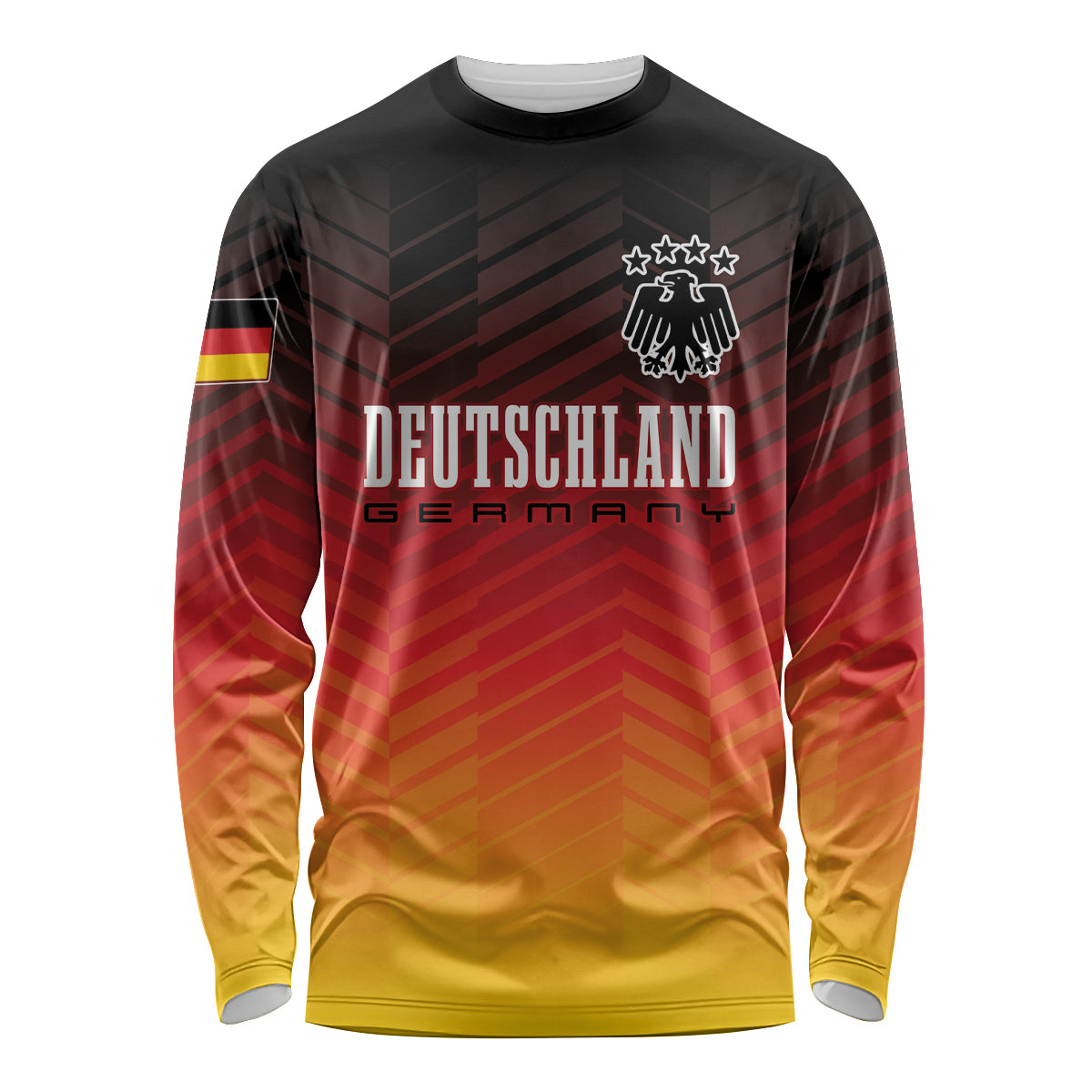 Germany Football Long Sleeve Shirt Nationalelf Dynamic - Wonder Print Shop