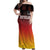 Germany Football Off Shoulder Maxi Dress Nationalelf Dynamic - Wonder Print Shop