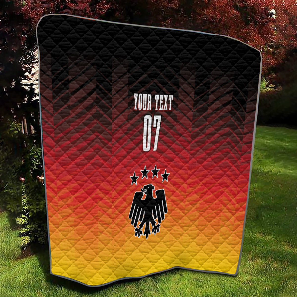 Germany Football Quilt Nationalelf Dynamic - Wonder Print Shop