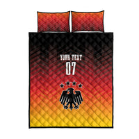 Germany Football Quilt Bed Set Nationalelf Dynamic - Wonder Print Shop