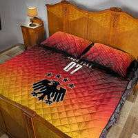 Germany Football Quilt Bed Set Nationalelf Dynamic - Wonder Print Shop