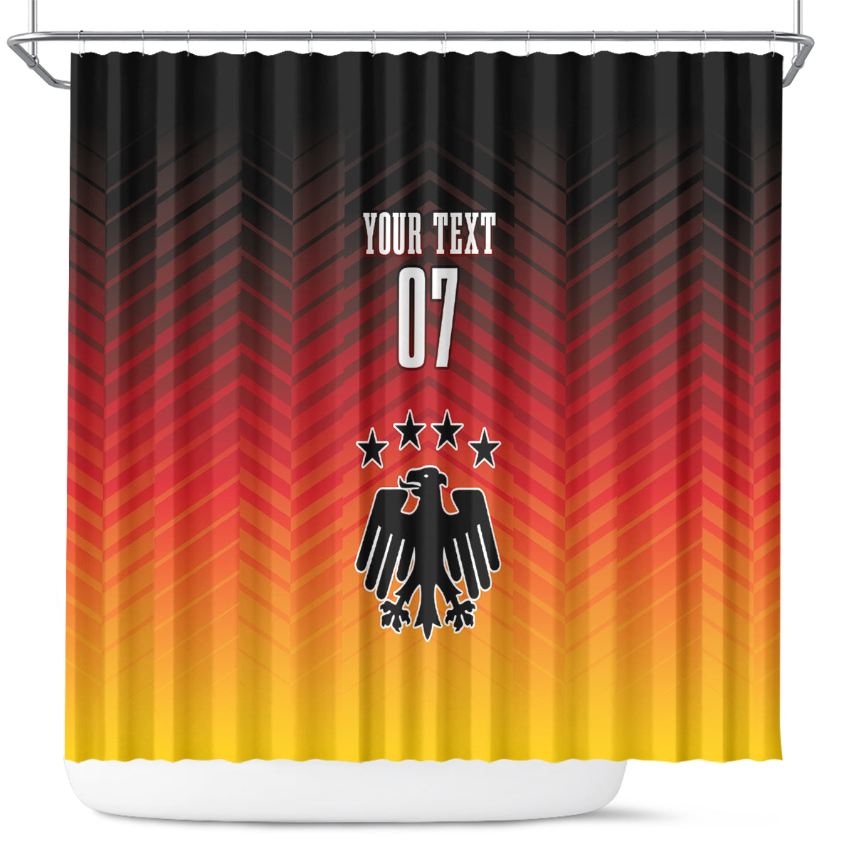 Germany Football Shower Curtain Nationalelf Dynamic