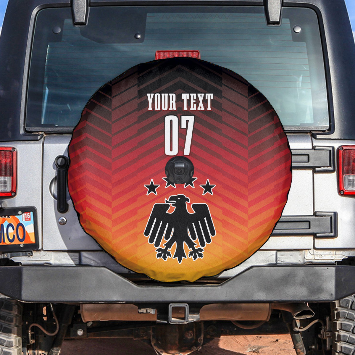 Germany Football Spare Tire Cover Nationalelf Dynamic