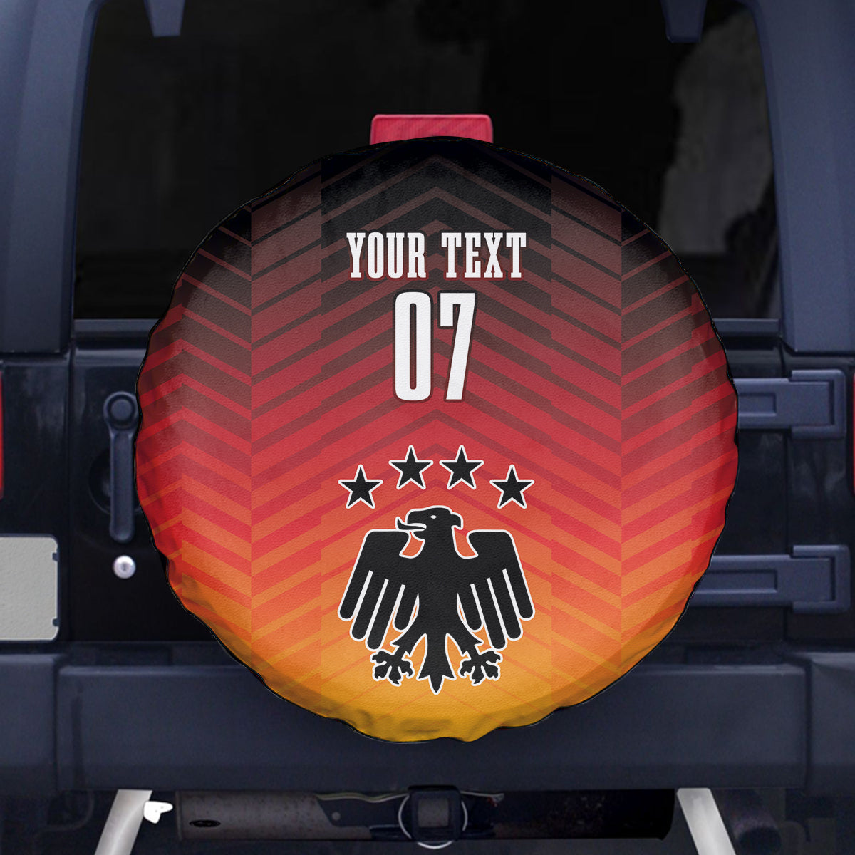 Germany Football Spare Tire Cover Nationalelf Dynamic - Wonder Print Shop