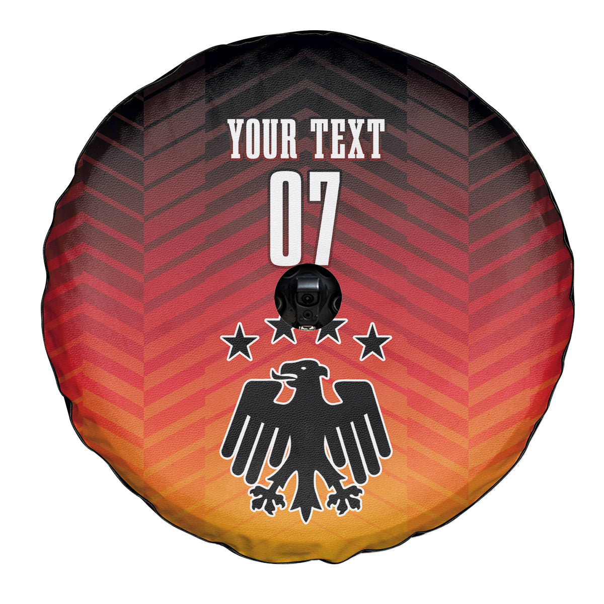 Germany Football Spare Tire Cover Nationalelf Dynamic - Wonder Print Shop