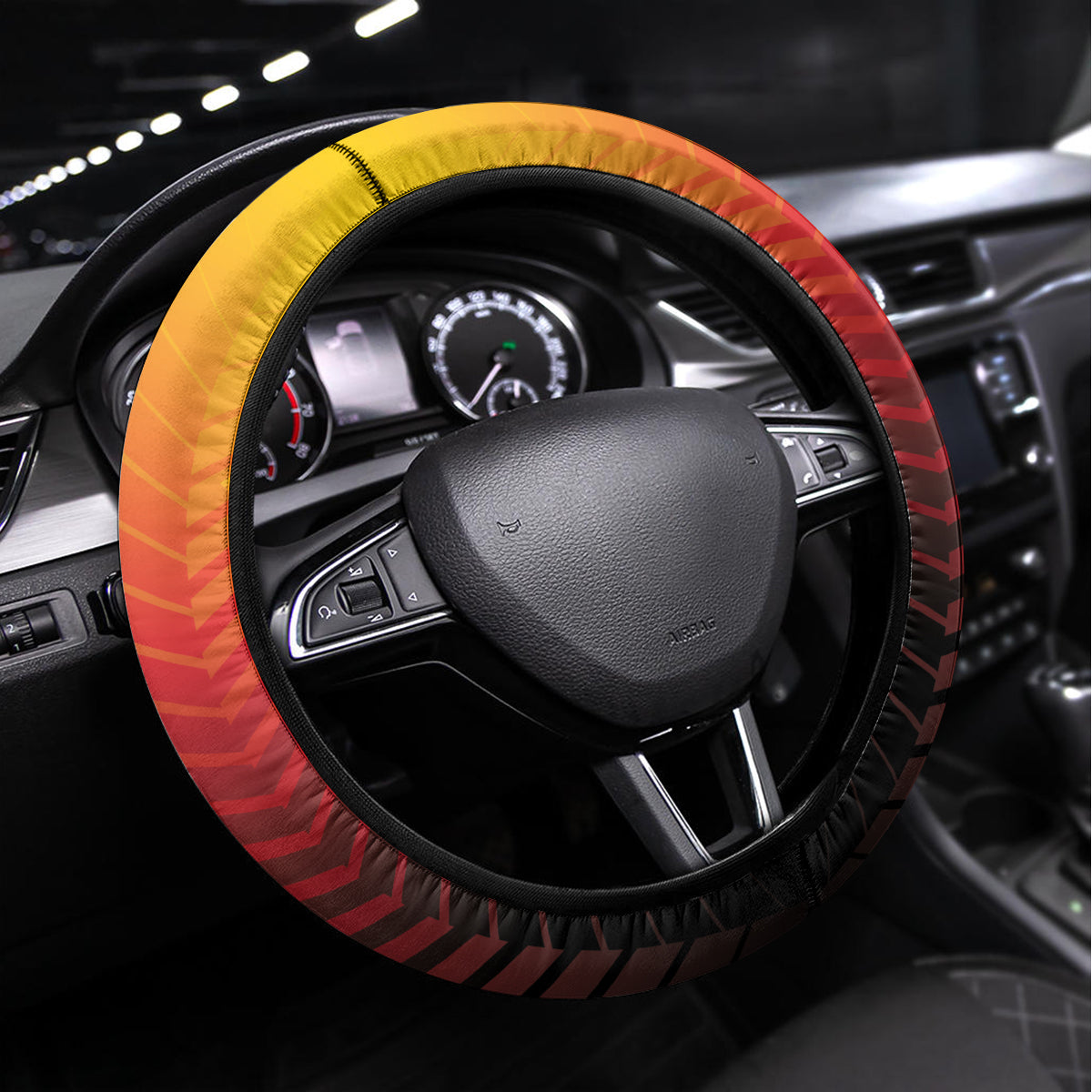 Germany Football Steering Wheel Cover Nationalelf Dynamic - Wonder Print Shop