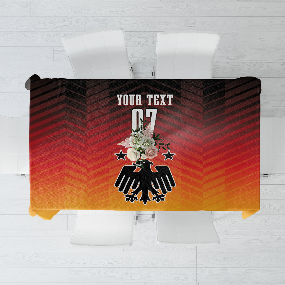Germany Football Tablecloth Nationalelf Dynamic - Wonder Print Shop