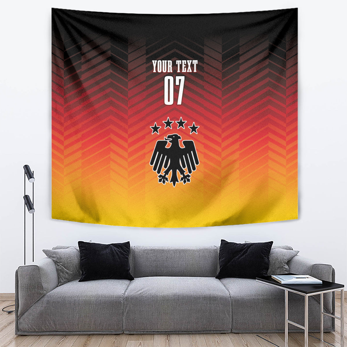 Germany Football Tapestry Nationalelf Dynamic - Wonder Print Shop