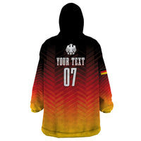 Germany Football Wearable Blanket Hoodie Nationalelf Dynamic - Wonder Print Shop