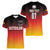 Germany Football Women V-Neck T-Shirt Nationalelf Dynamic - Wonder Print Shop