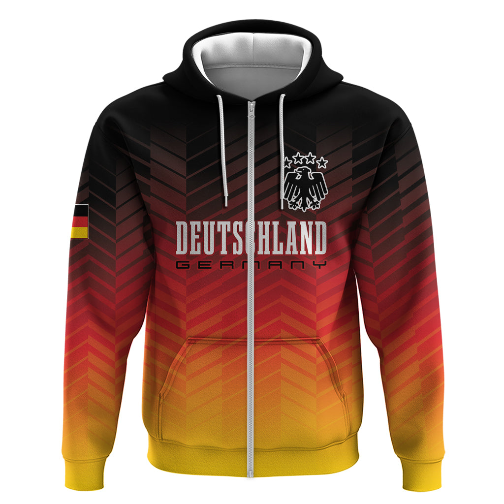 Germany Football Zip Hoodie Nationalelf Dynamic