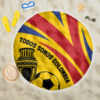 Colombia Football Beach Blanket Todos Somos Colombia LT7 - Wonder Print Shop
