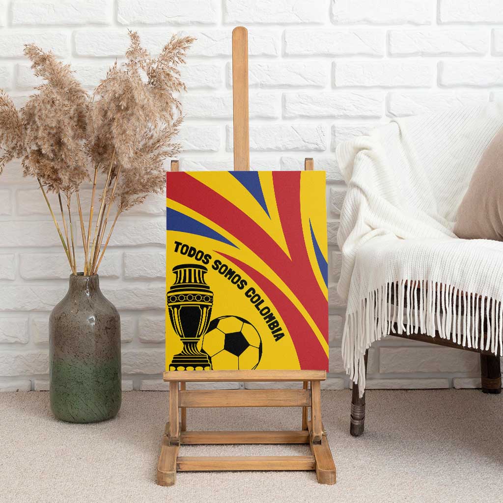 Colombia Football Canvas Wall Art Todos Somos Colombia LT7 - Wonder Print Shop