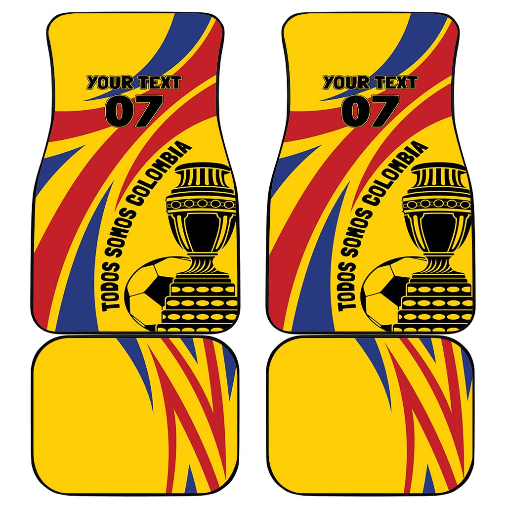 Colombia Football Car Mats Todos Somos Colombia LT7 - Wonder Print Shop