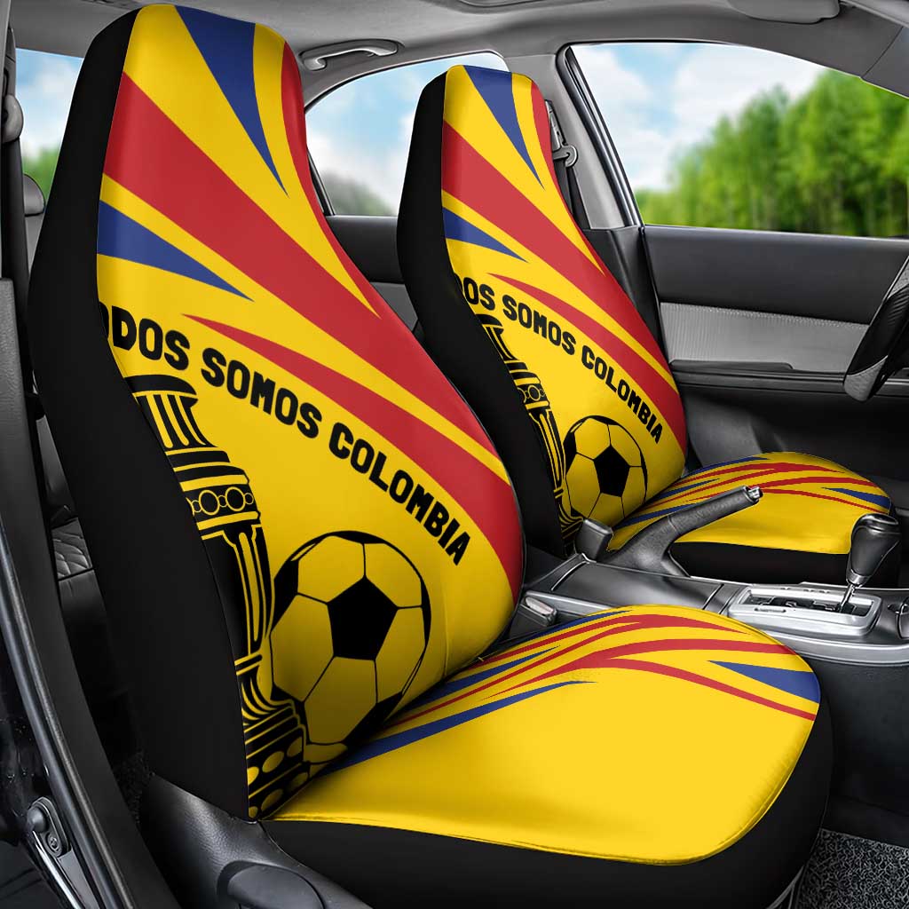 Colombia Football Car Seat Cover Todos Somos Colombia LT7 - Wonder Print Shop