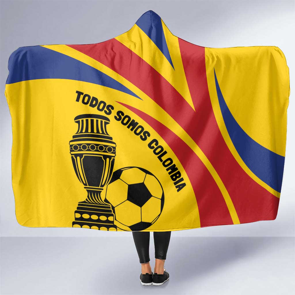 Colombia Football Hooded Blanket Todos Somos Colombia