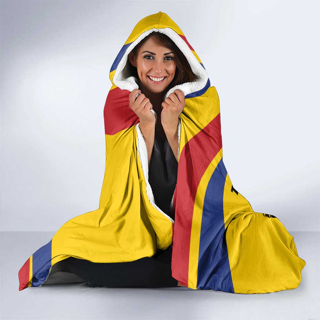 Colombia Football Hooded Blanket Todos Somos Colombia