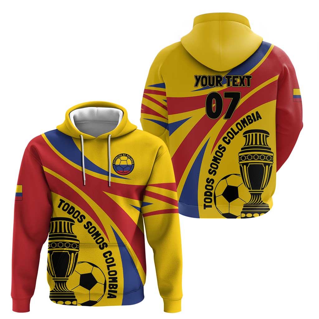 Colombia Football Custom Hoodie Todos Somos Colombia - Wonder Print Shop