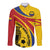 Colombia Football Custom Long Sleeve Button Shirt Todos Somos Colombia - Wonder Print Shop