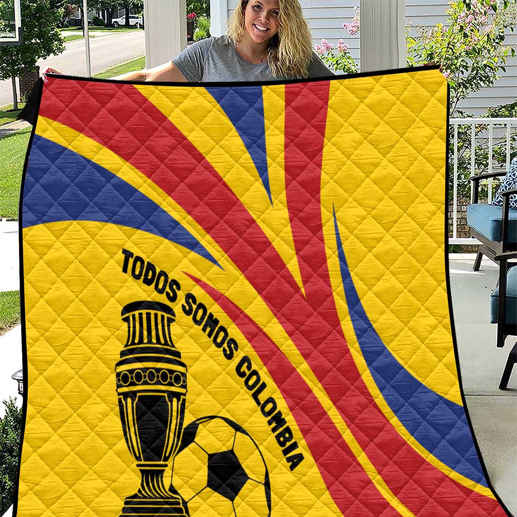 Colombia Football Quilt Todos Somos Colombia - Wonder Print Shop
