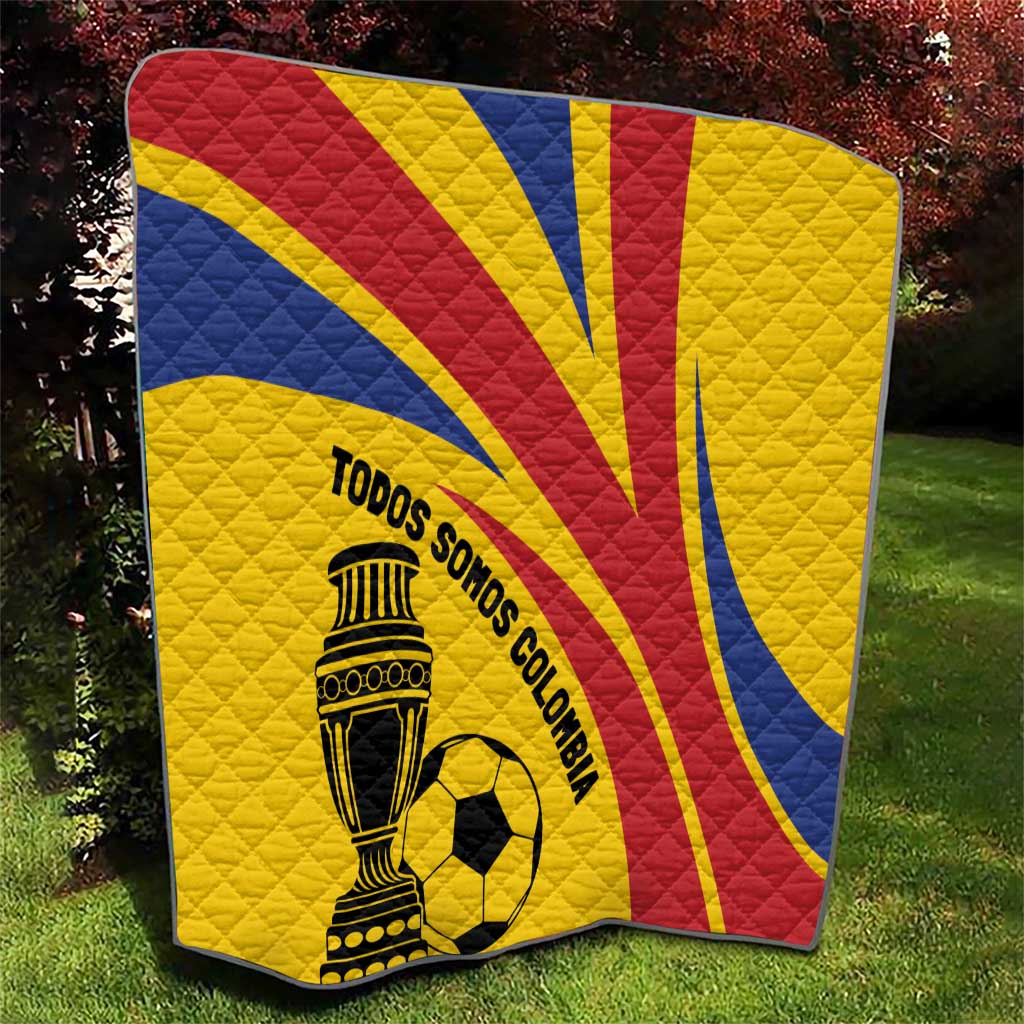 Colombia Football Quilt Todos Somos Colombia - Wonder Print Shop