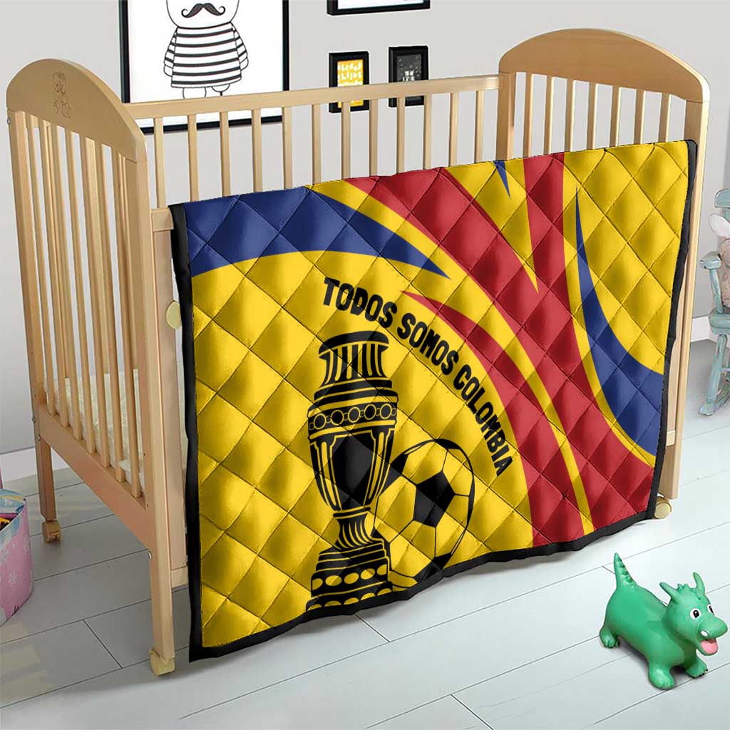 Colombia Football Quilt Todos Somos Colombia - Wonder Print Shop