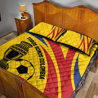 Colombia Football Quilt Bed Set Todos Somos Colombia - Wonder Print Shop