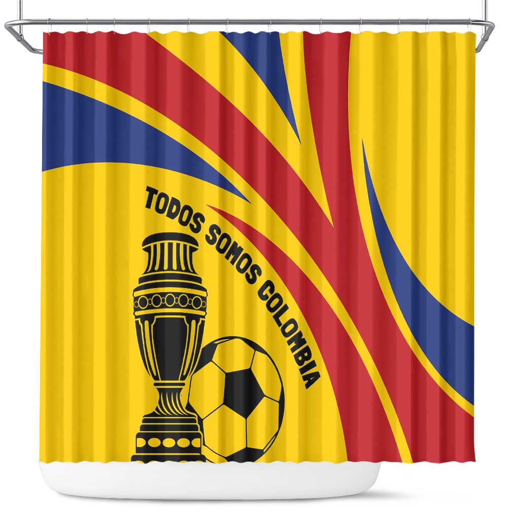 Colombia Football Shower Curtain Todos Somos Colombia