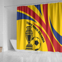 Colombia Football Shower Curtain Todos Somos Colombia