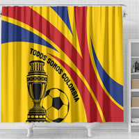 Colombia Football Shower Curtain Todos Somos Colombia