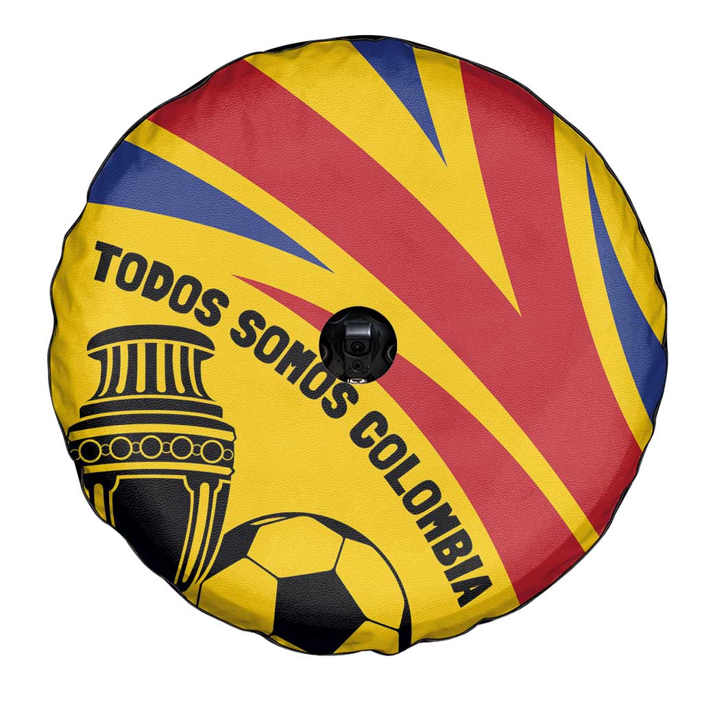 Colombia Football Spare Tire Cover Todos Somos Colombia - Wonder Print Shop