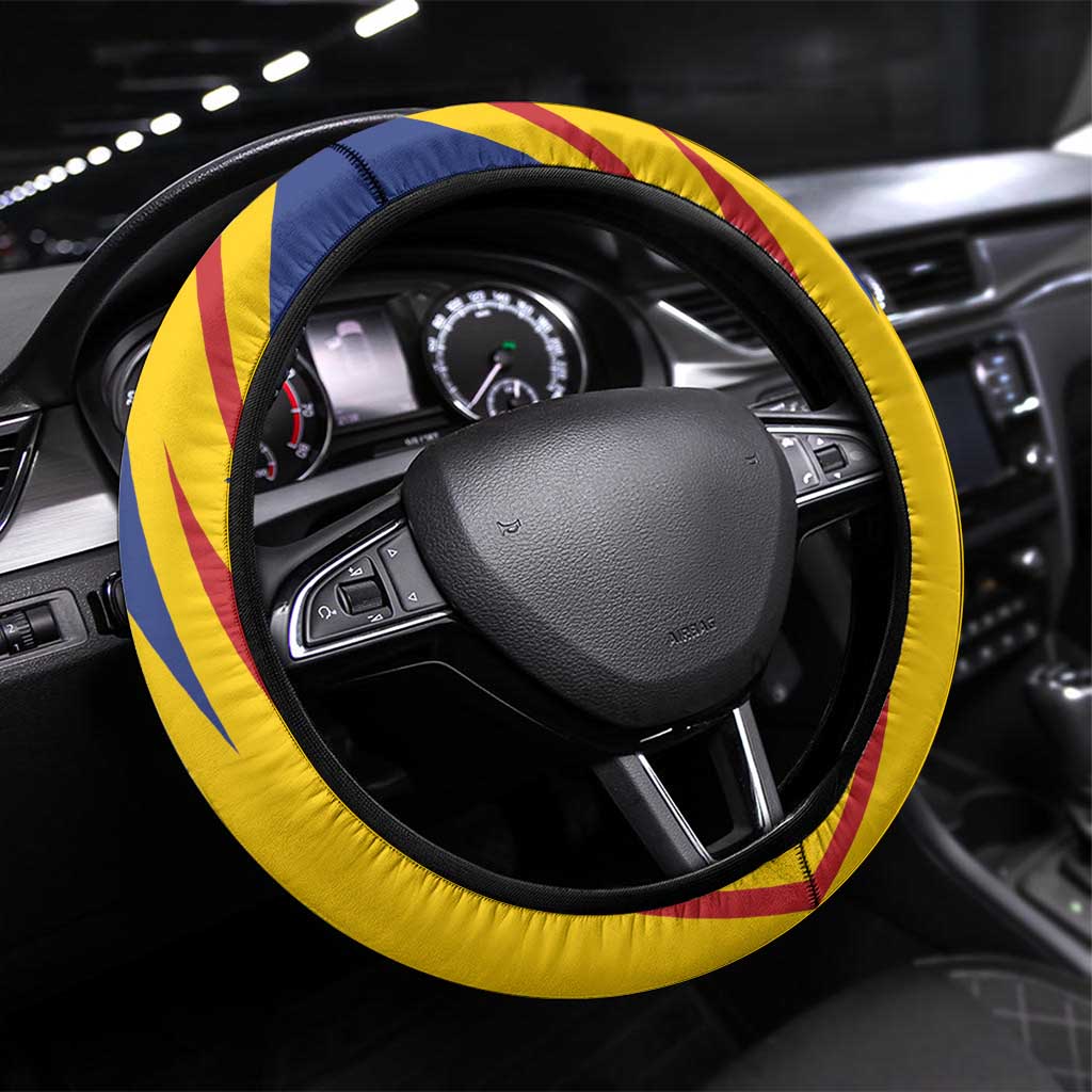 Colombia Football Steering Wheel Cover Todos Somos Colombia - Wonder Print Shop