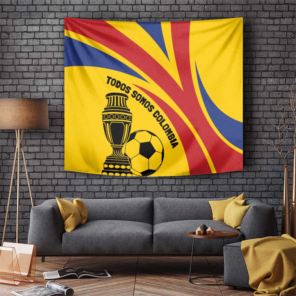 Colombia Football Tapestry Todos Somos Colombia - Wonder Print Shop
