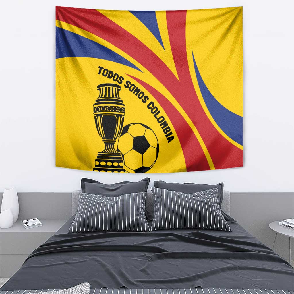 Colombia Football Tapestry Todos Somos Colombia - Wonder Print Shop