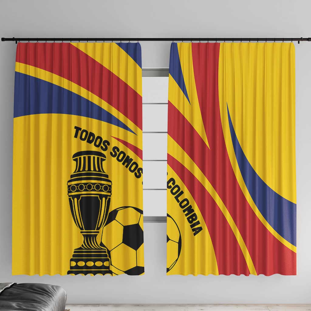 Colombia Football Window Curtain Todos Somos Colombia - Wonder Print Shop