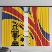 Colombia Football Window Curtain Todos Somos Colombia - Wonder Print Shop