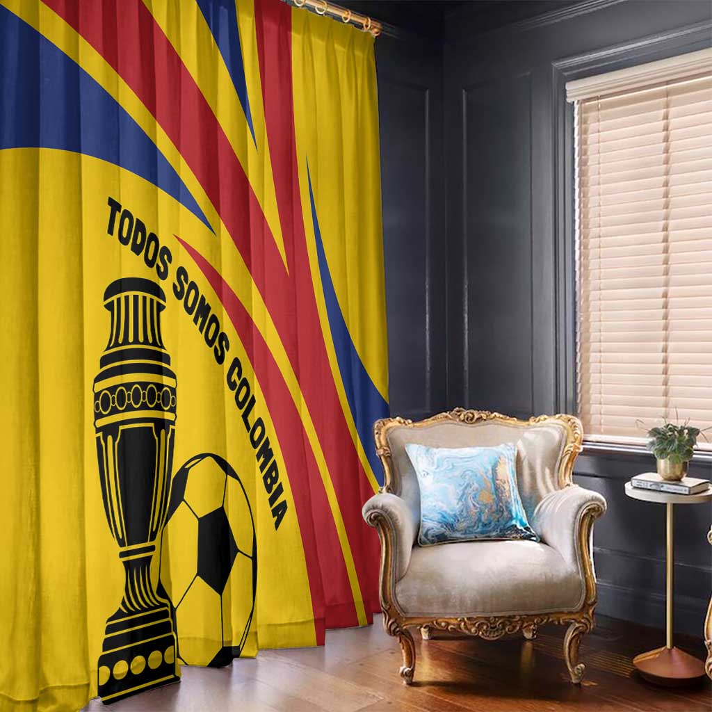 Colombia Football Window Curtain Todos Somos Colombia - Wonder Print Shop