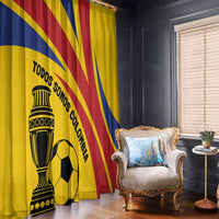 Colombia Football Window Curtain Todos Somos Colombia - Wonder Print Shop