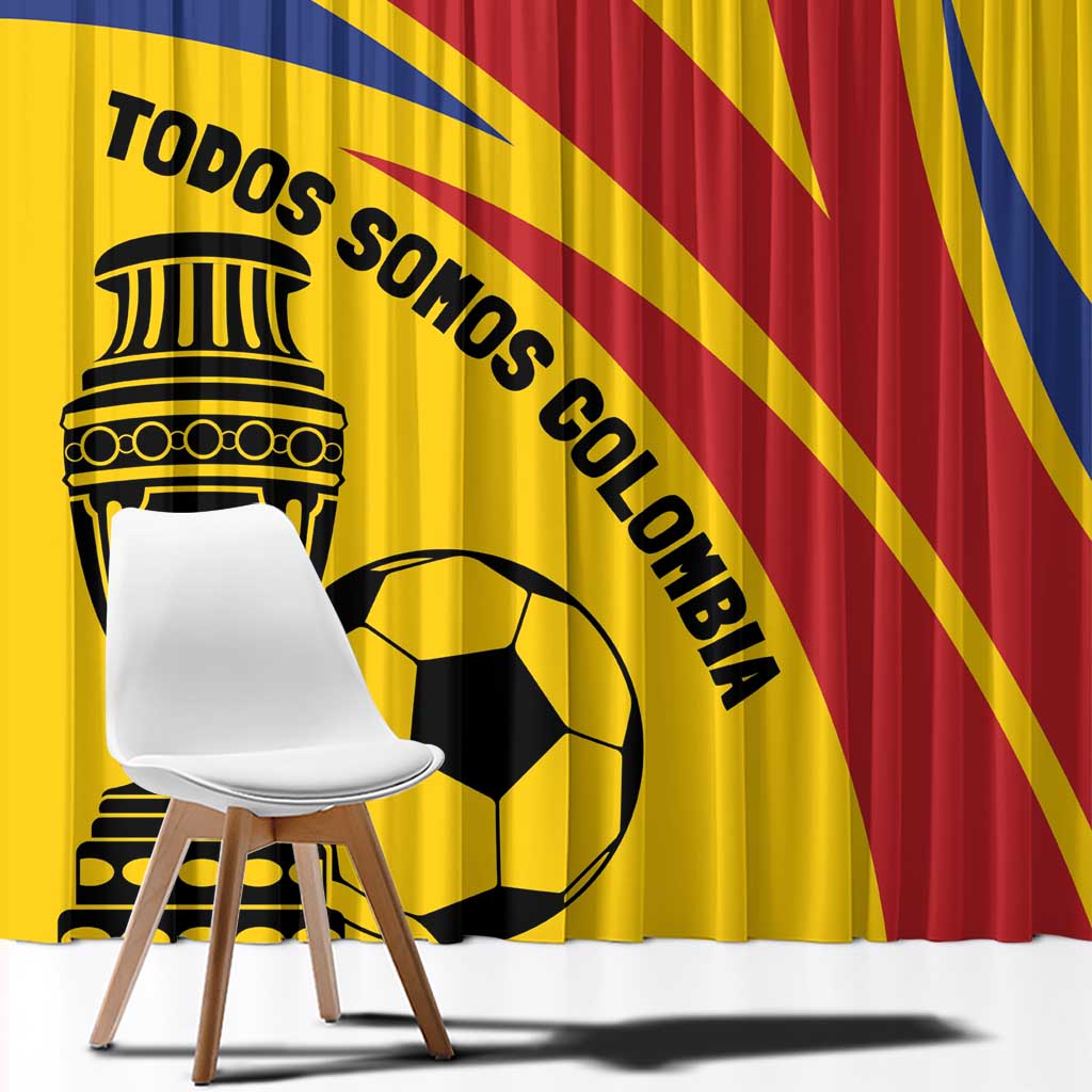 Colombia Football Window Curtain Todos Somos Colombia - Wonder Print Shop