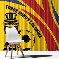 Colombia Football Window Curtain Todos Somos Colombia - Wonder Print Shop