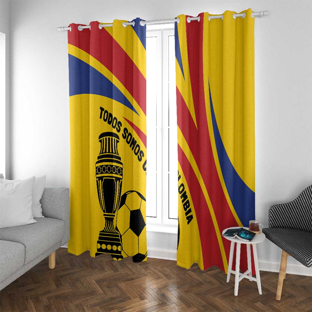 Colombia Football Window Curtain Todos Somos Colombia - Wonder Print Shop