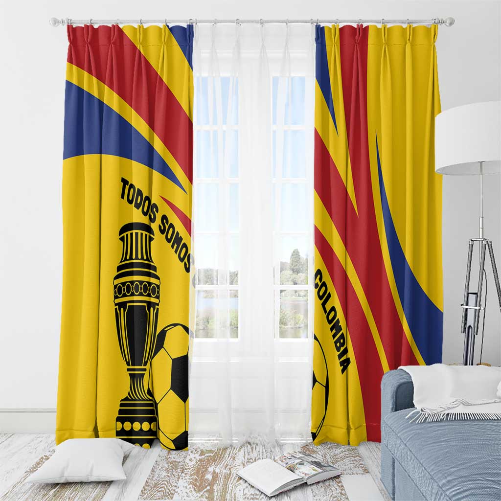 Colombia Football Window Curtain Todos Somos Colombia - Wonder Print Shop