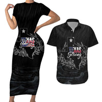 Pray for Texas Hill Country Couples Matching Short Sleeve Bodycon Dress and Hawaiian Shirt - Wonder Print Shop